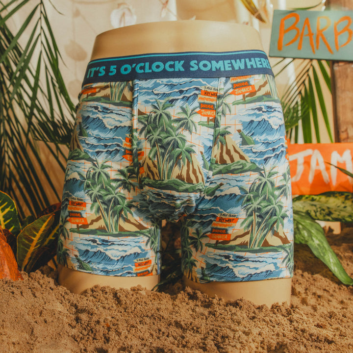 Shinesty x Margaritaville® The Changes In Latitudes Ball Hammock® Pouch Underwear with Fly