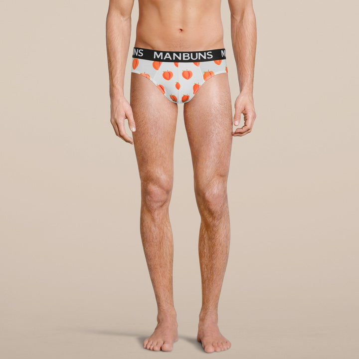 Manbuns Peach Brief Underwear
