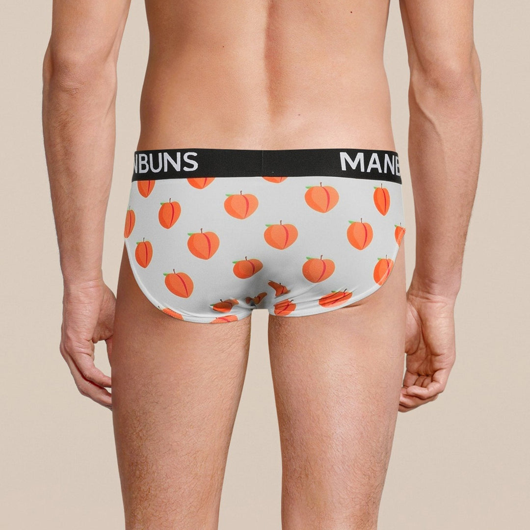 Manbuns Peach Brief Underwear