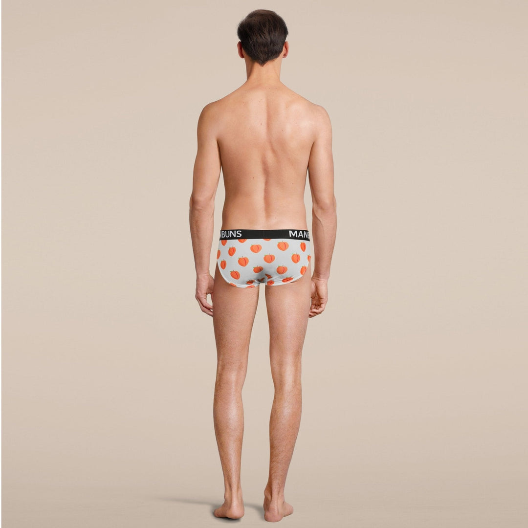 Manbuns Peach Brief Underwear