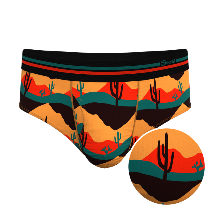 The Arizona Dawn: Desert Scene Briefs with Ball Hammock® Pouch