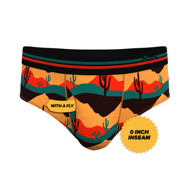 The Arizona Dawn: Desert Scene Briefs with Ball Hammock® Pouch