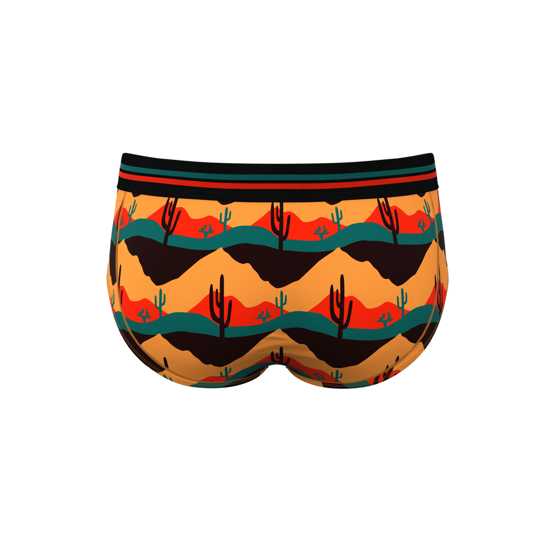 The Arizona Dawn: Desert Scene Briefs with Ball Hammock® Pouch