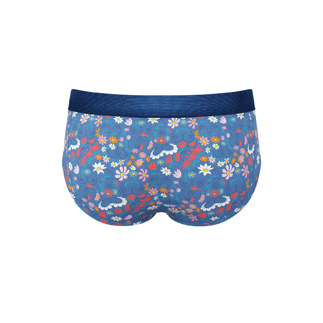 The Gardening Nips Ball Hammock® Pouch Briefs - Shinesty Busty Floral Underwear