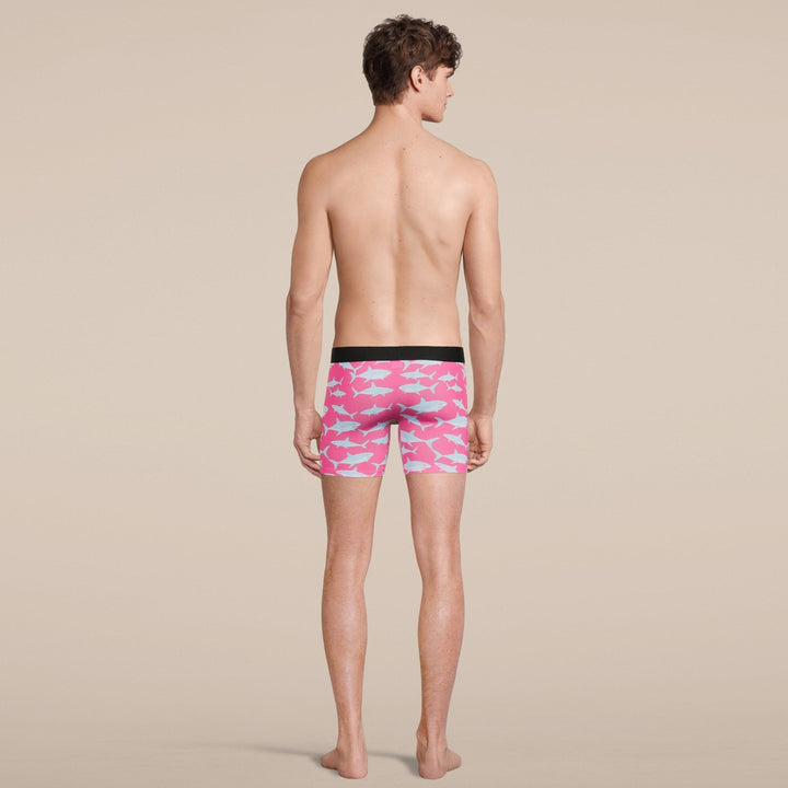Manbuns Baby Shark Boxer Brief Underwear with Pouch