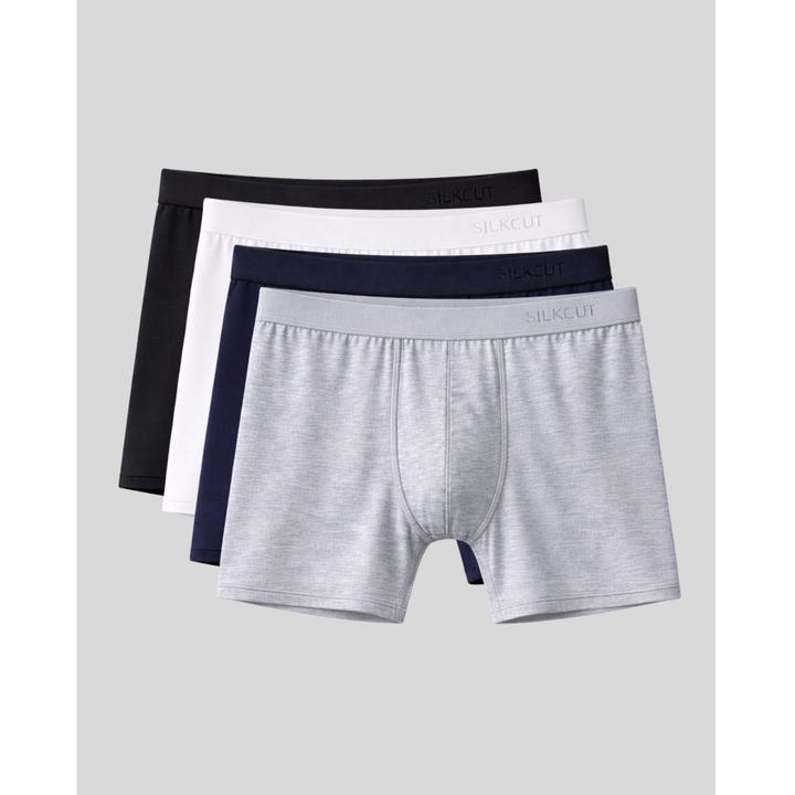SilkCut MicroModal AIR Boxer Briefs 4-Pack – men's micro modal air boxer briefs contoured pouch