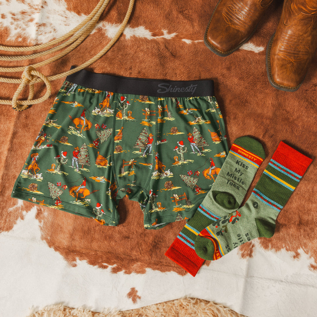 Cowboy Christmas: Holiday Western Loose Boxers
