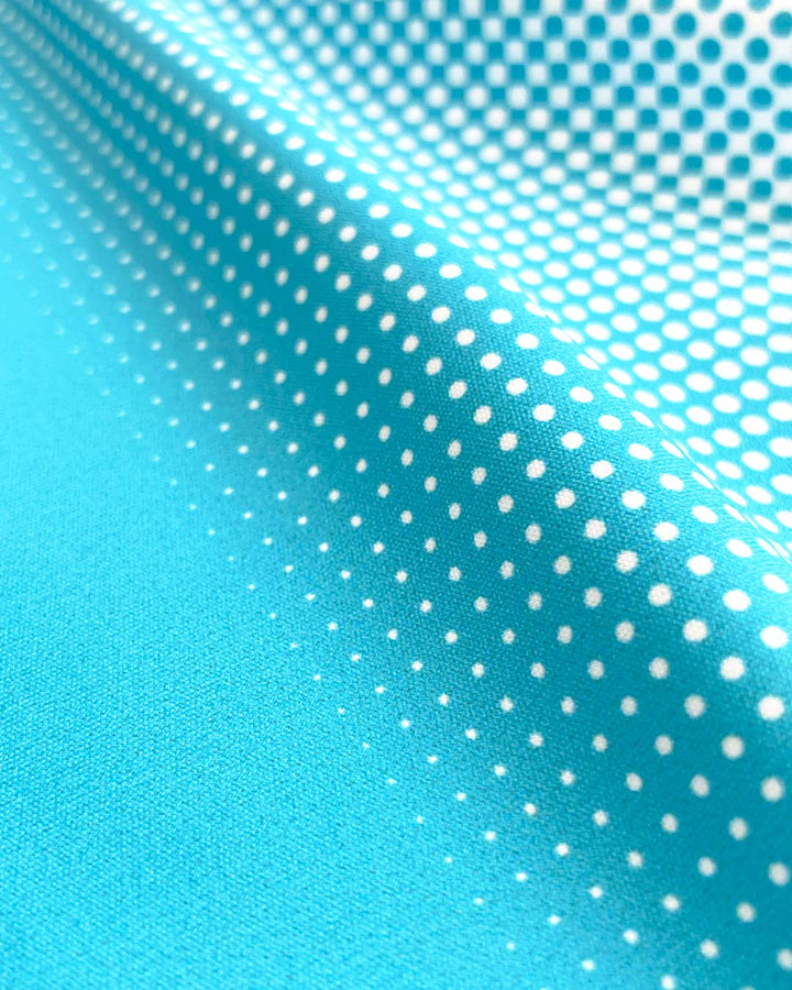C-IN2 Swim Brief in neon blue super bright halftone – men's neon graphic low-rise swim brief