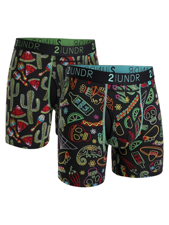 2UNDR Swing Shift 6" Boxer Brief 2-Pack (Tucson/Juarez) | Signature Modal, Joey Pouch®, Chafe-Free