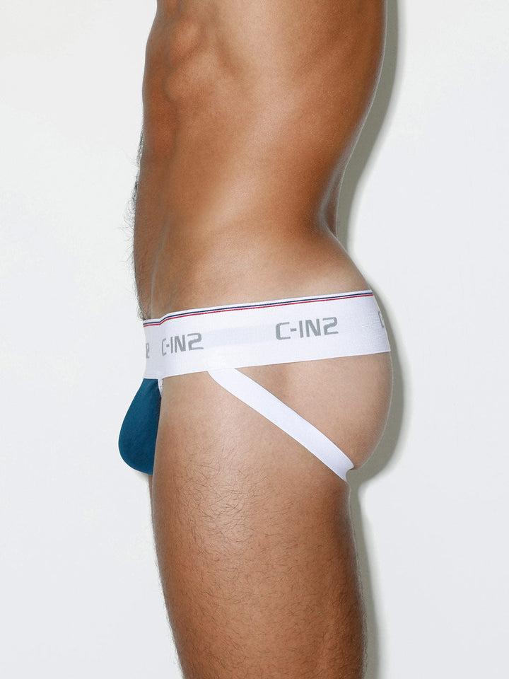 C-IN2 Throwback Jock in Bicycle Blue – men's jockstraps