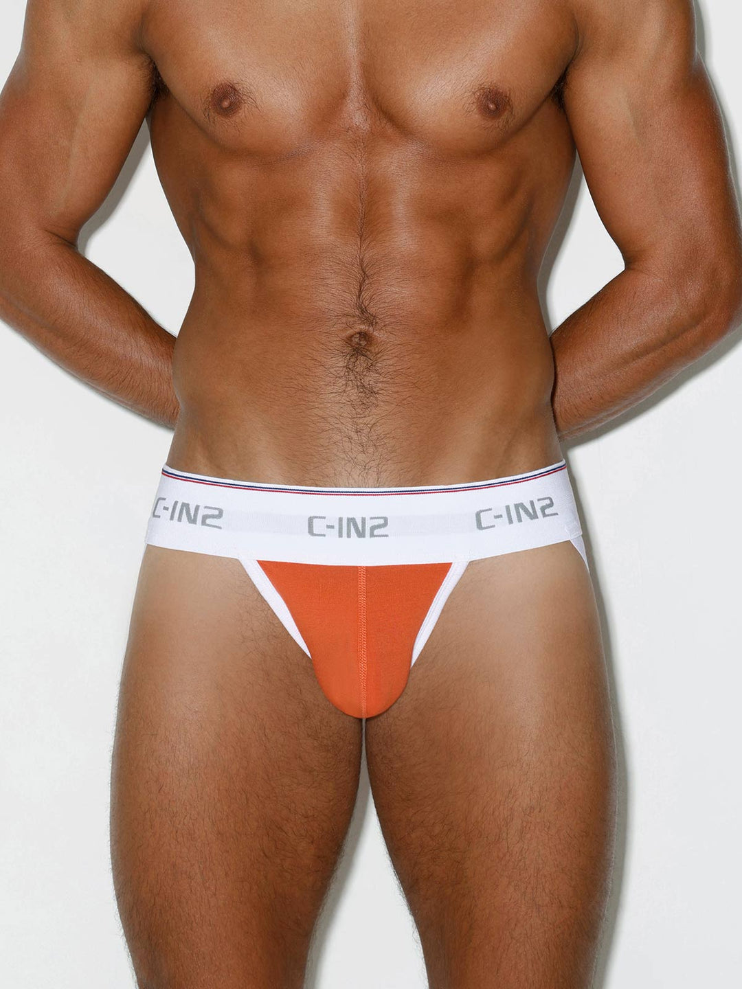 C-IN2 Throwback Jock in Basketball Orange – men's jockstraps
