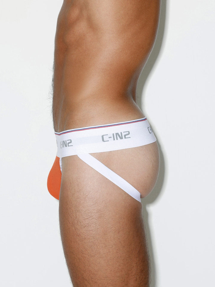 C-IN2 Throwback Jock in Basketball Orange – men's jockstraps