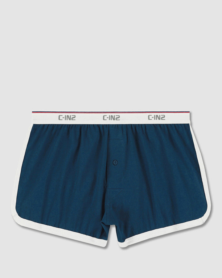 C-IN2 Throwback Runner Boxer in Bicycle Blue – men's boxer shorts