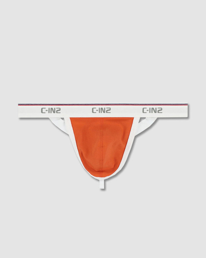 C-IN2 Throwback Y-Back Thong in Basketball Orange – men's thongs