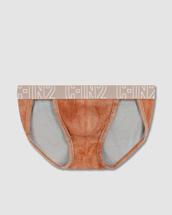 C-IN2 Undertone Dash Brief in Sunset Orange – men's briefs