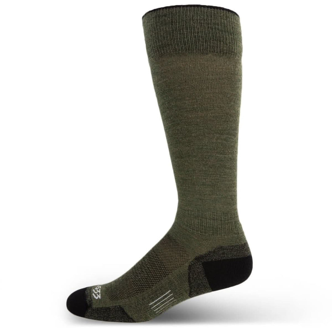 Minus33 Mountain Heritage Merino Wool Over-the-Calf Socks - Microweight Cushion