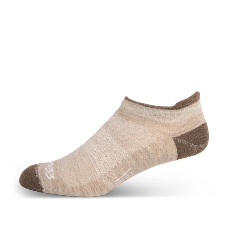 Minus33 Merino Wool Crew Socks - Chalk White Moisture-Wicking Hiking Socks