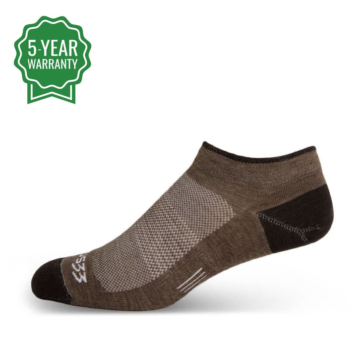 Minus33 Mountain Heritage Merino Wool No Show Socks - Microweight Performance