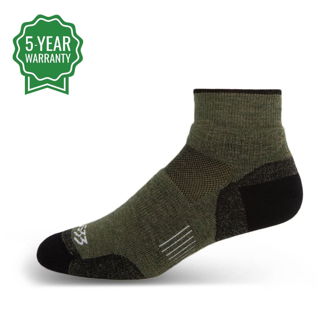Minus33 Mountain Heritage Lightweight Ankle Wool Socks – merino wool full cushion ankle socks