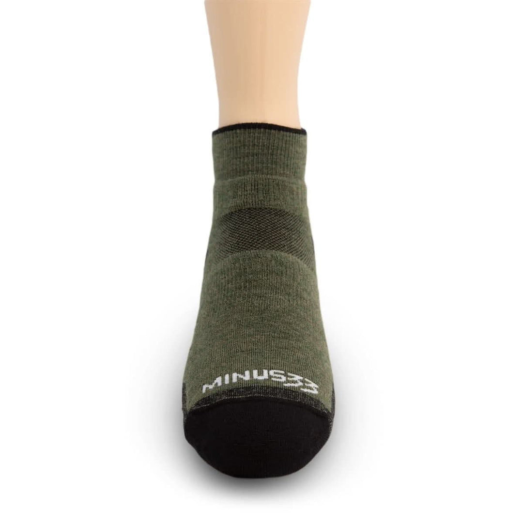 Minus33 Mountain Heritage Lightweight Ankle Wool Socks – merino wool full cushion ankle socks