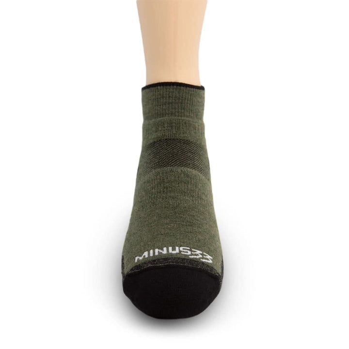Minus33 Mountain Heritage Lightweight Ankle Wool Socks – merino wool full cushion ankle socks