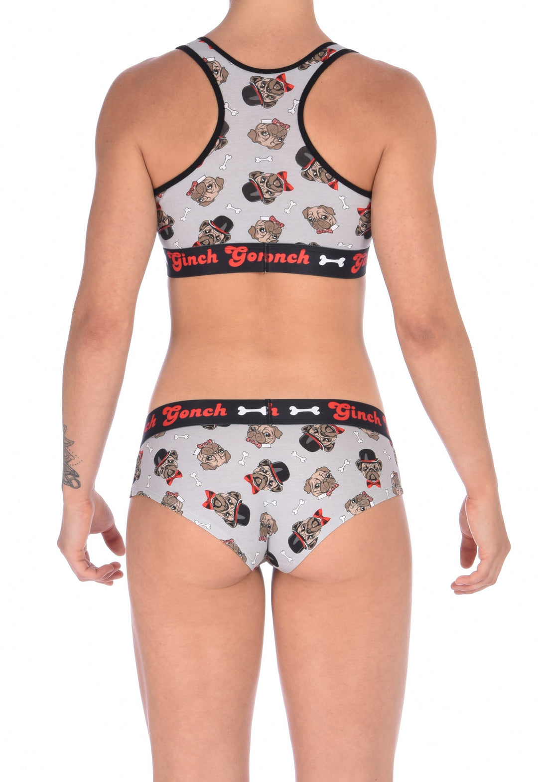 Ginch Gonch Women's Pug Life Gogo Briefs